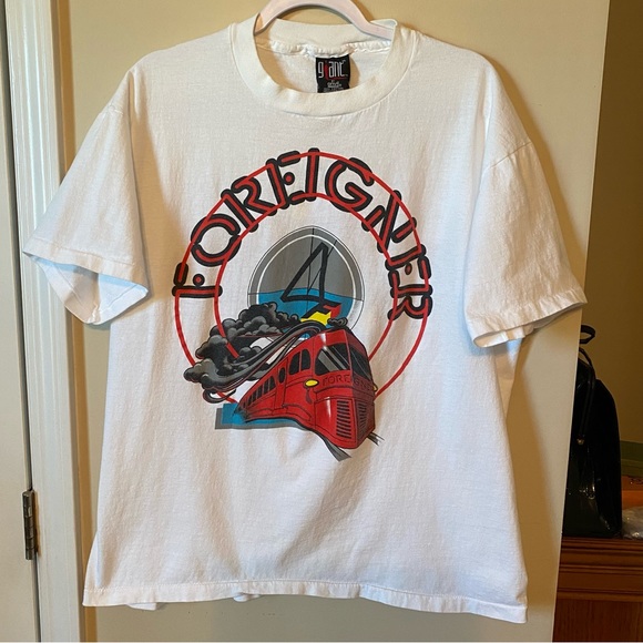 Vintage 1993 Foreigner World Tour Concert T-shirt - Picture 4 of 12